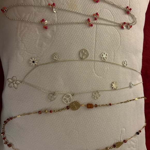 Bundle of costume jewelery long necklaces - Picture 3 of 6